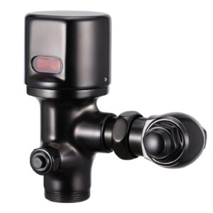 black sensor flush valve black